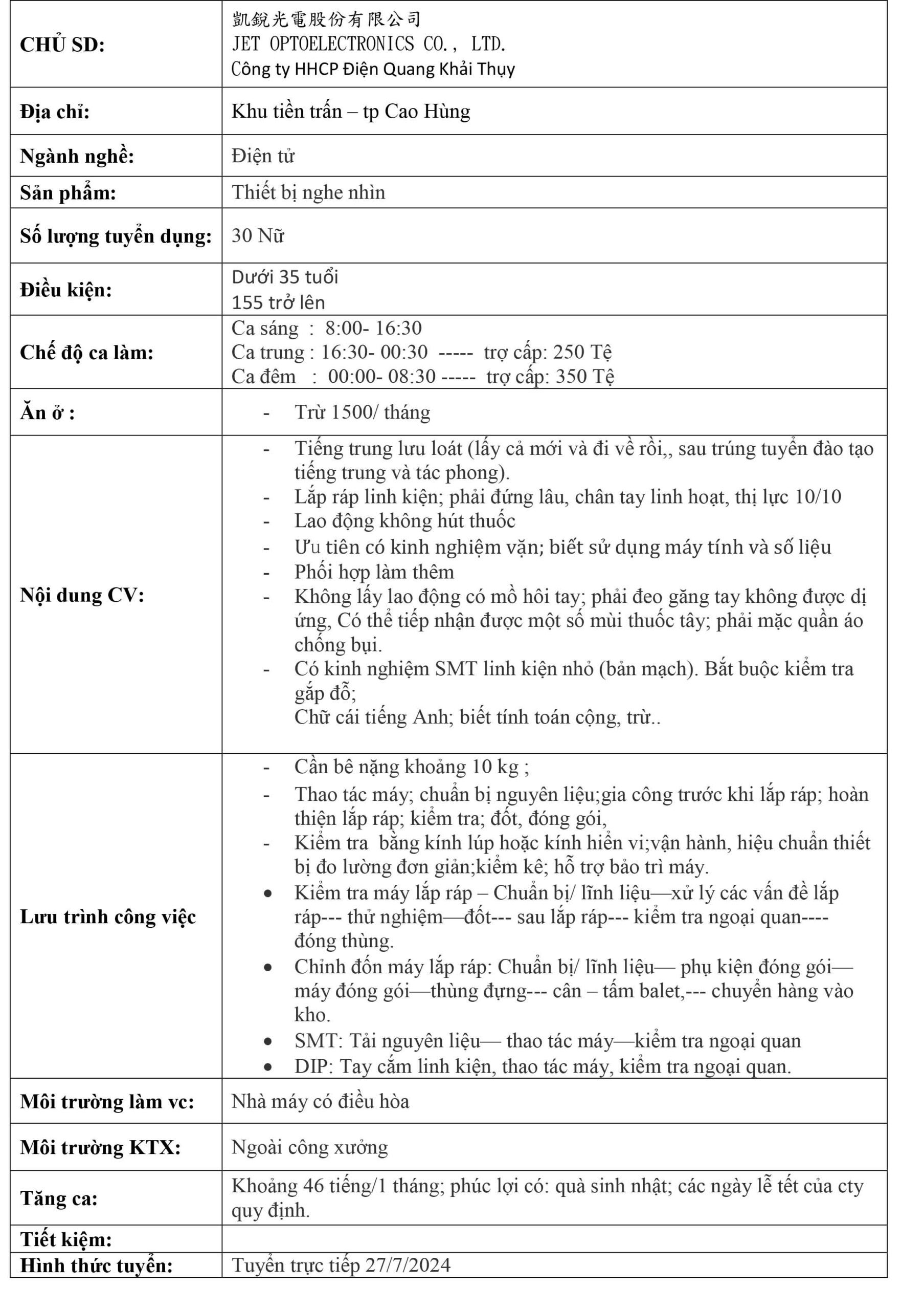 Điện Tử Sang Đài Loan